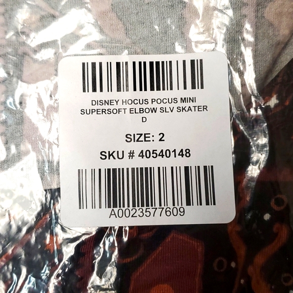 ❤️NWT VINTAGE TORRID DISNEY HOCUS POCUS DRESS SUPER SOFT - ELBOW SLEEVE SIZE 2X - Picture 8 of 12